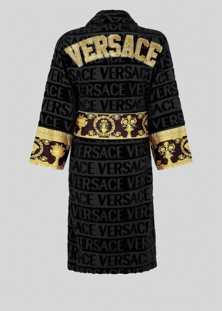 Versace Embroidered Logo Baroque Badrock Herr - 345129HAK